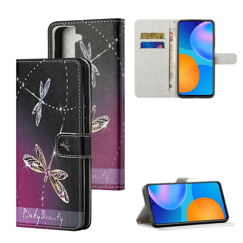 Fodral Samsung Galaxy S21 Fe Strappy Dragonflies