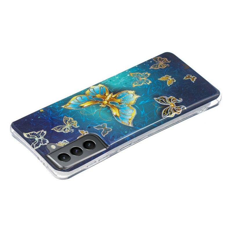 Skal Samsung Galaxy S21 Fe Butterflies Design