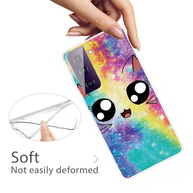 Skal Samsung Galaxy S21 Fe Cat Cartoon