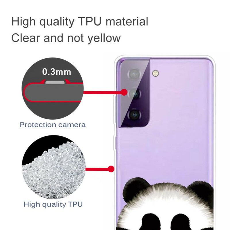 Skal Samsung Galaxy S21 Fe Transparent Panda