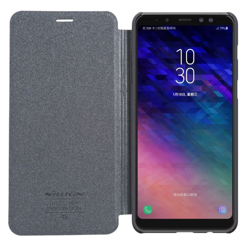 Folio-fodral Samsung Galaxy A8 Magenta Nillkin