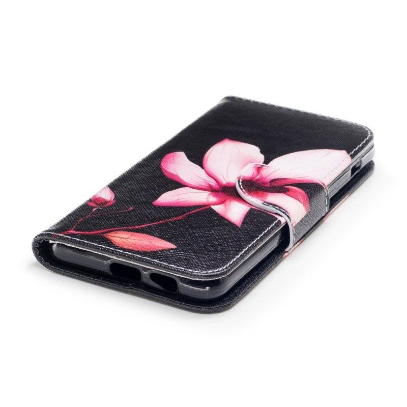 Skyddsfodral Samsung Galaxy A8 Rosa Blomma