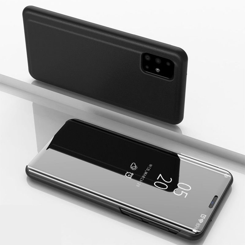 Folio-fodral Samsung Galaxy A51 5G Svart Spegel