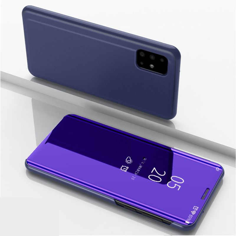 Folio-fodral Samsung Galaxy A51 5G Svart Spegel