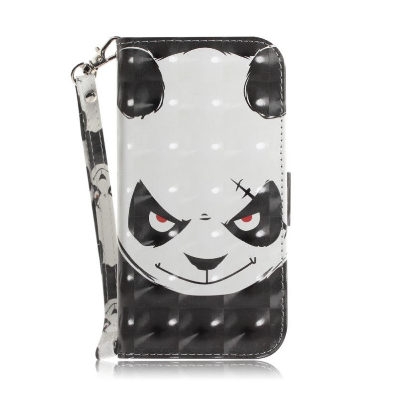 Läderskal Samsung Galaxy A51 5G Arg Panda Med Rem
