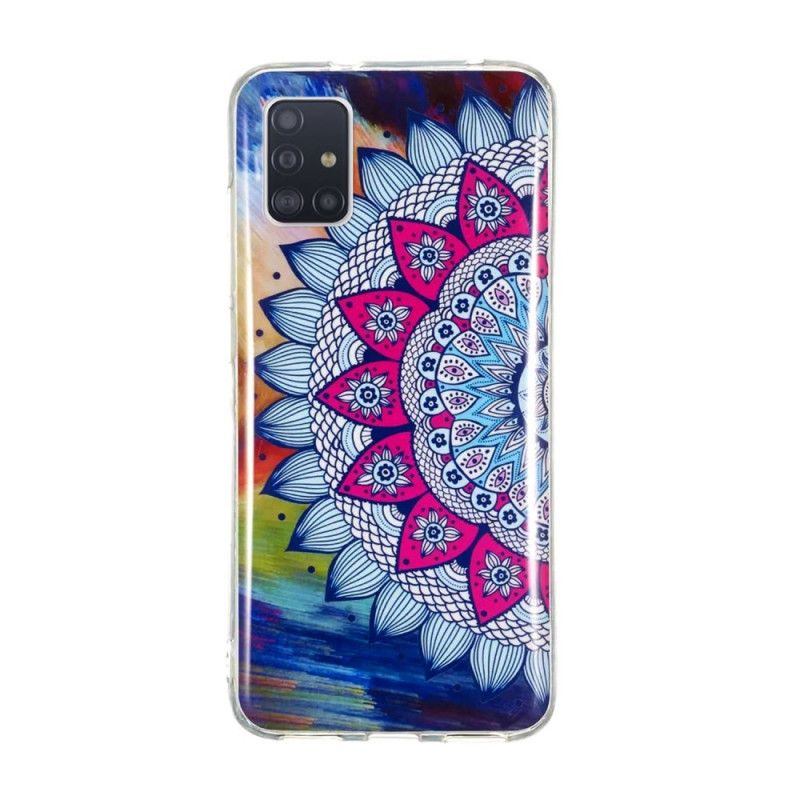 Skal för Samsung Galaxy A51 5G Fluorescerande Mandala