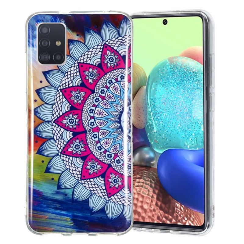 Skal för Samsung Galaxy A51 5G Fluorescerande Mandala