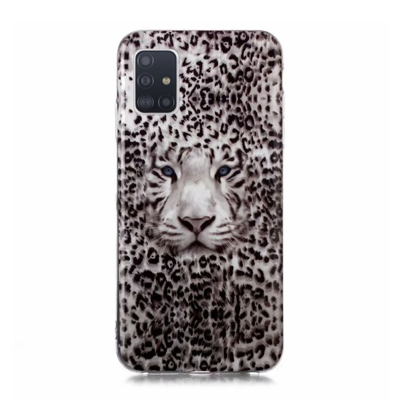 Skal Samsung Galaxy A51 5G Fluorescerande Leopard