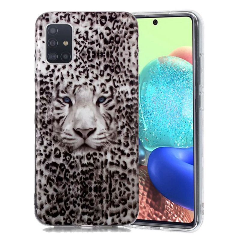 Skal Samsung Galaxy A51 5G Fluorescerande Leopard