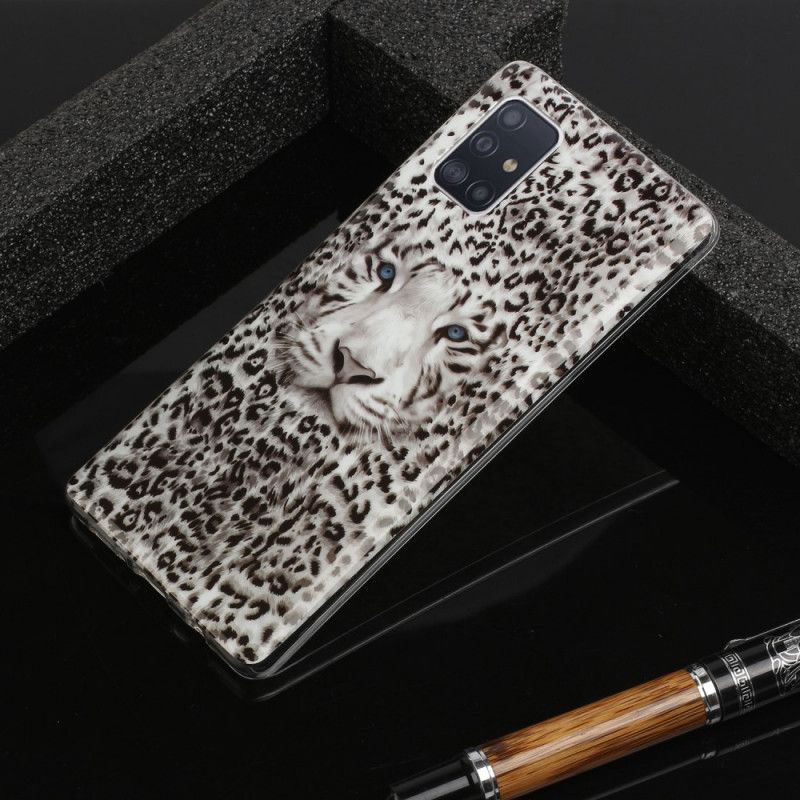 Skal Samsung Galaxy A51 5G Fluorescerande Leopard