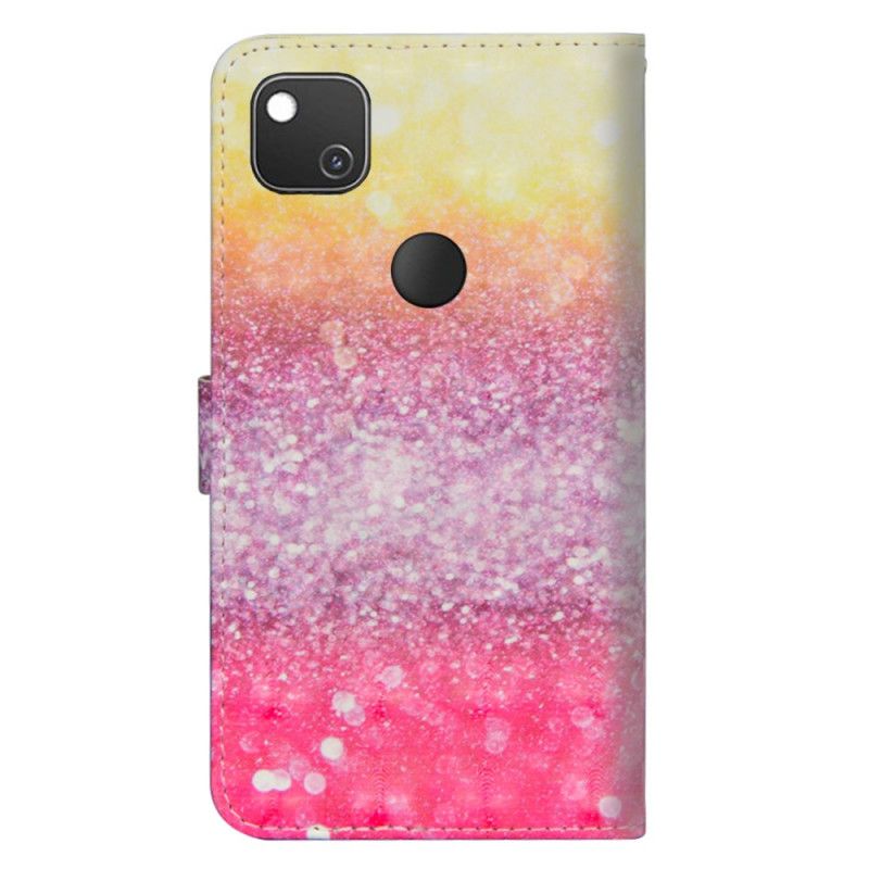 Fodral för Google Pixel 4a Gradient Magenta Glitter