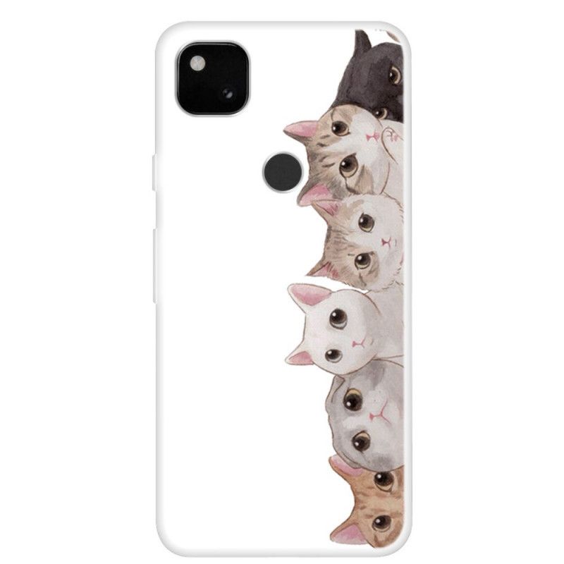 Skal Google Pixel 4a Lyssnande Katter