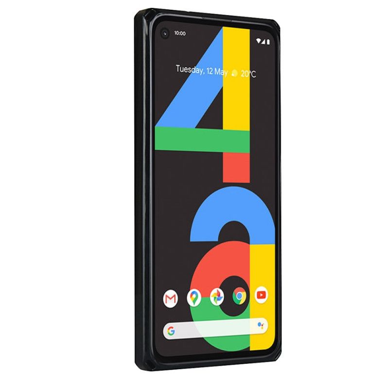 Skal Google Pixel 4a Svart Korthållarens Stöd Och Snodd