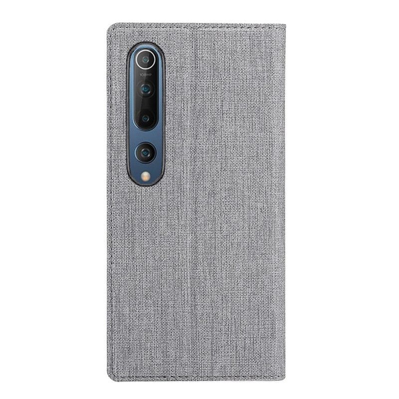 Folio-fodral Xiaomi Mi 10 / 10 Pro Svart Strukturerad Vili Dmx