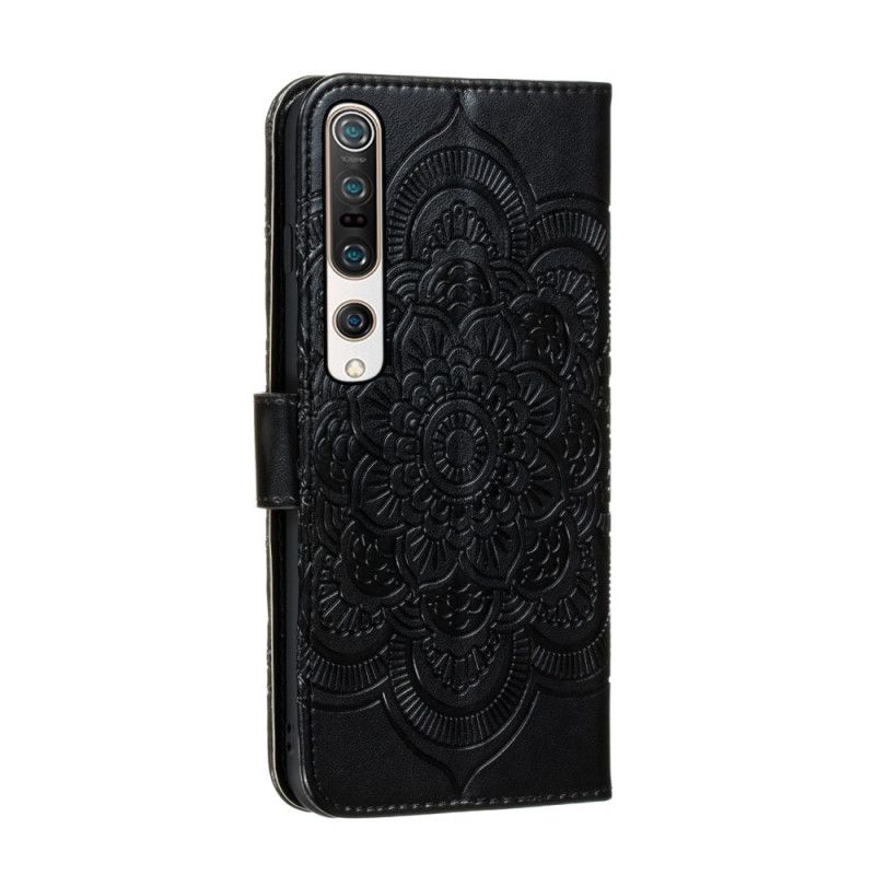 Läderskal Xiaomi Mi 10 / 10 Pro Svart Hela Mandala