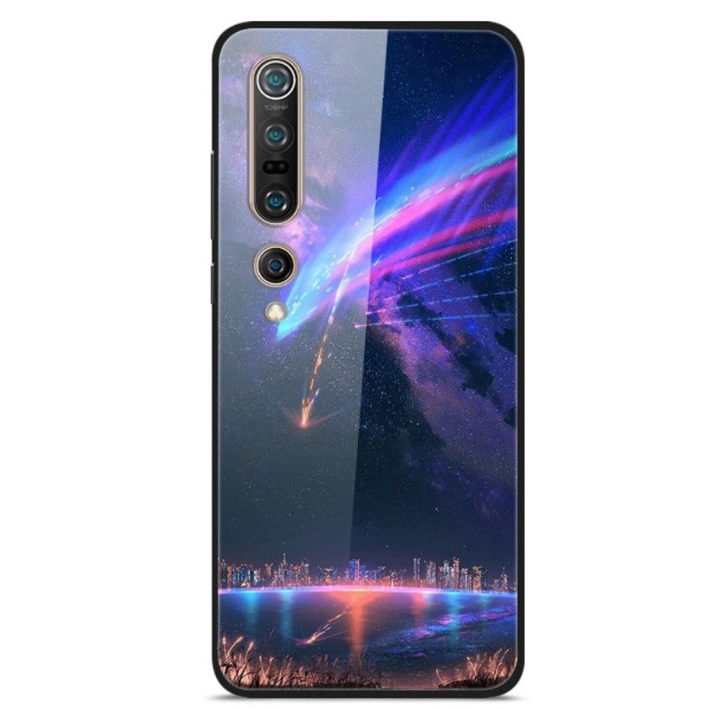 Skal för Xiaomi Mi 10 / 10 Pro Galaxkonstellation Härdat Glas