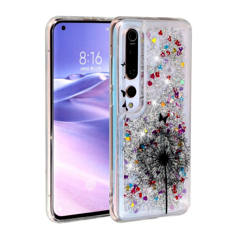 Skal Xiaomi Mi 10 / 10 Pro Glitter Maskrosor