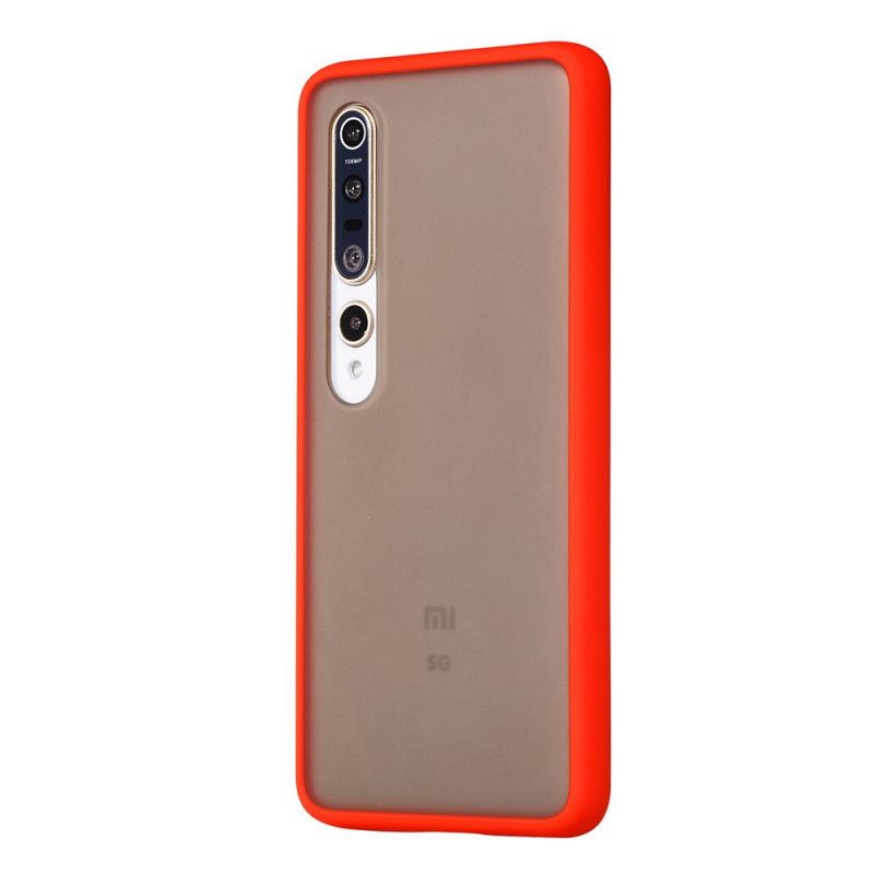 Skal Xiaomi Mi 10 / 10 Pro Svart Hybrid Silikonfälg Design