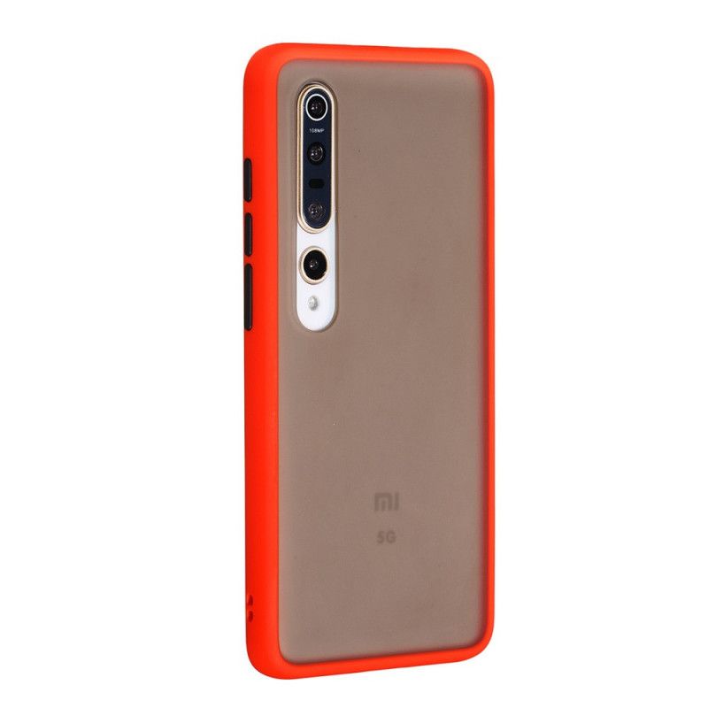 Skal Xiaomi Mi 10 / 10 Pro Svart Hybrid Silikonfälg Design