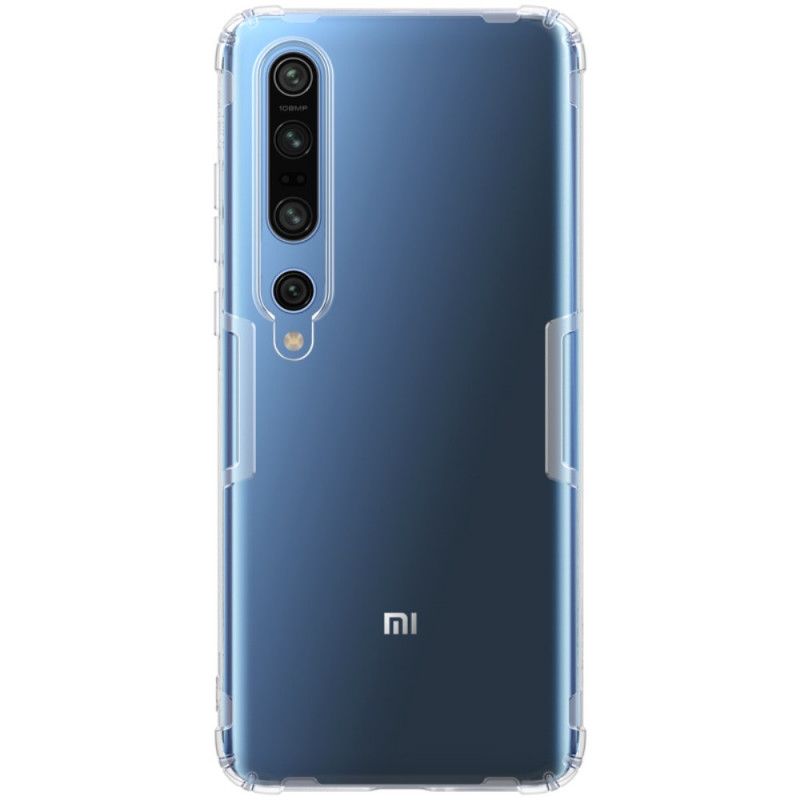 Skal Xiaomi Mi 10 / 10 Pro Vit Genomskinlig Nillkin