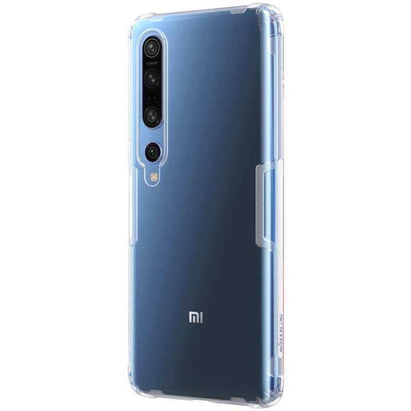 Skal Xiaomi Mi 10 / 10 Pro Vit Genomskinlig Nillkin