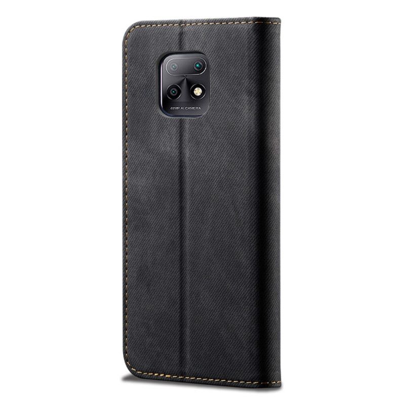 Folio-fodral Xiaomi Redmi 10X / 10X Pro Svart Jeanstyg