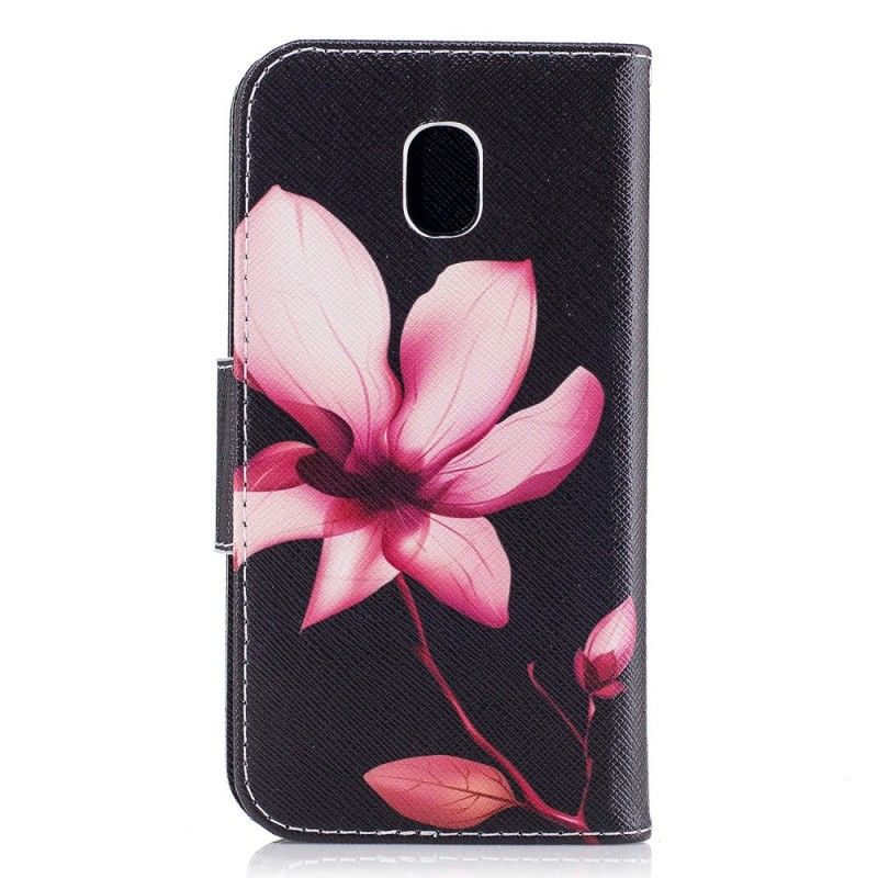 Fodral för Samsung Galaxy J3 2017 Rosa Blomma