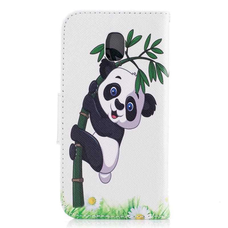 Skyddsfodral Samsung Galaxy J3 2017 Panda På Bambu