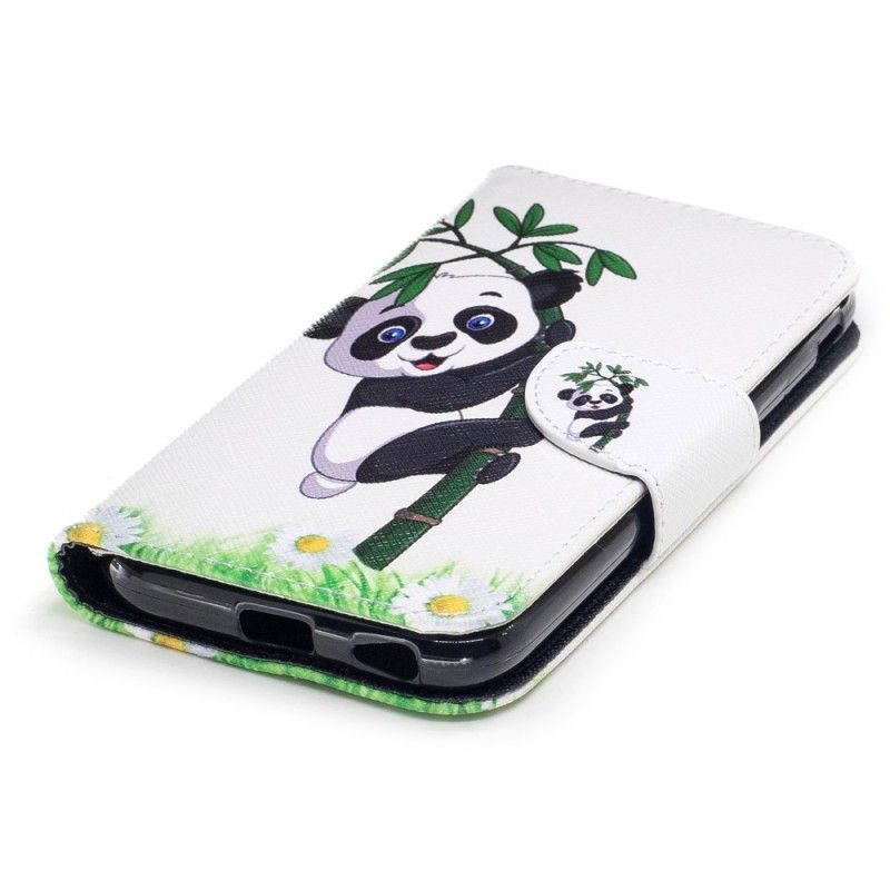 Skyddsfodral Samsung Galaxy J3 2017 Panda På Bambu