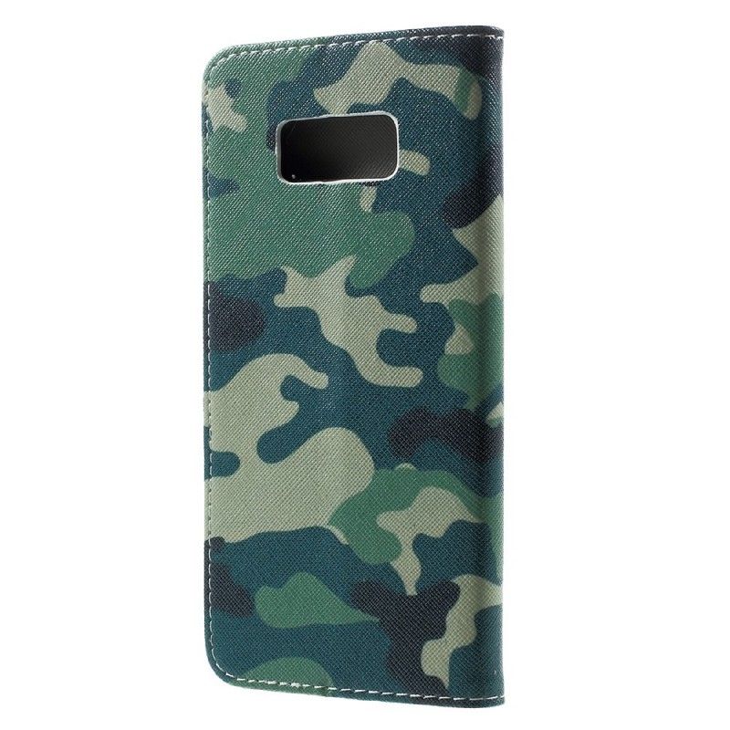 Fodral för Samsung Galaxy S8 Plus Militär Kamouflage