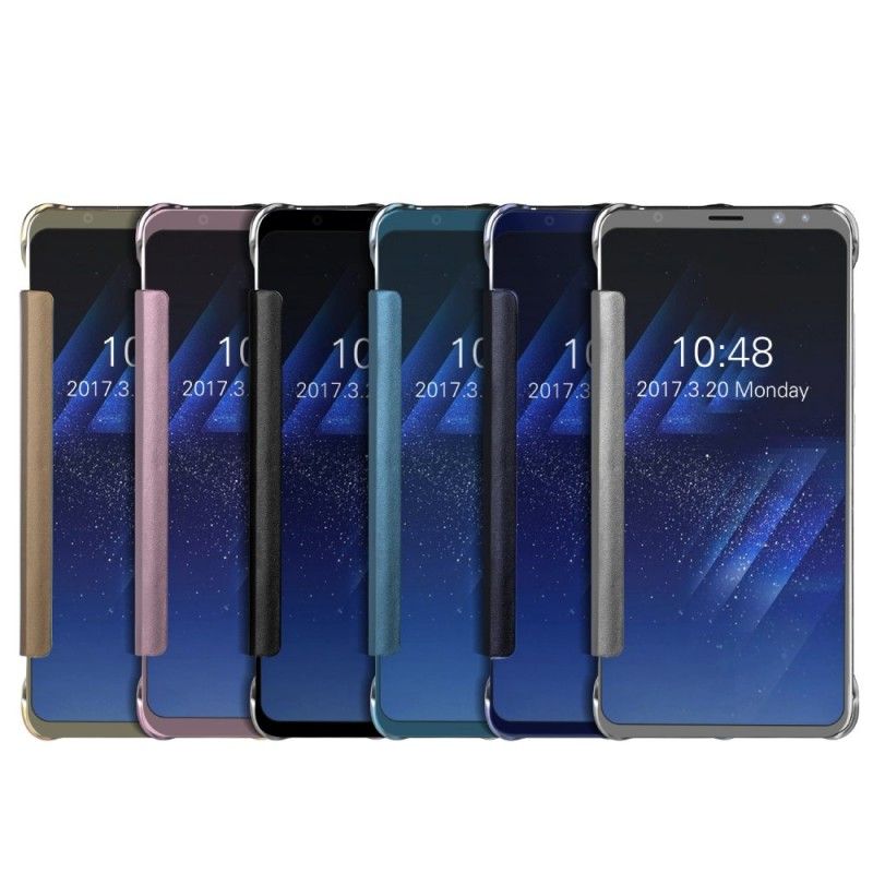 Folio-fodral Samsung Galaxy S8 Plus Svart Spegel