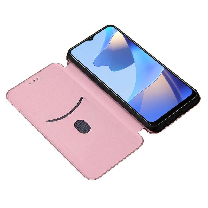 Folio-fodral Oppo A16 / A16s Telefonfodral Färgad Kolsilikon