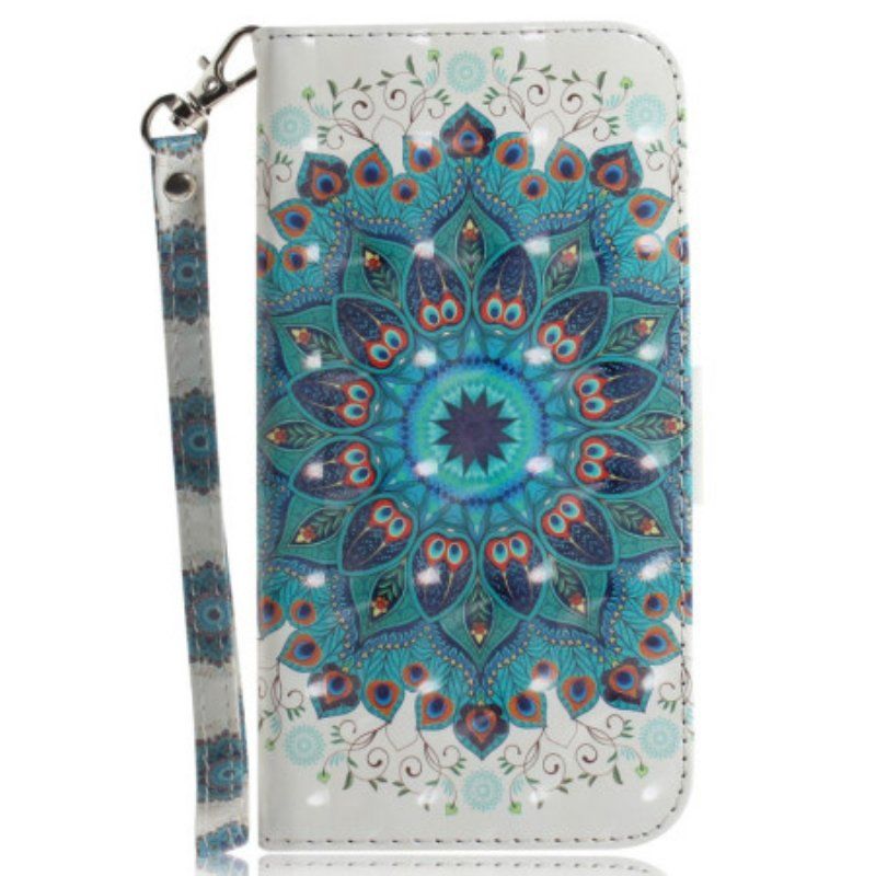 Fodral Samsung Galaxy S23 Ultra 5G Med Kedjar Strappy Mandala