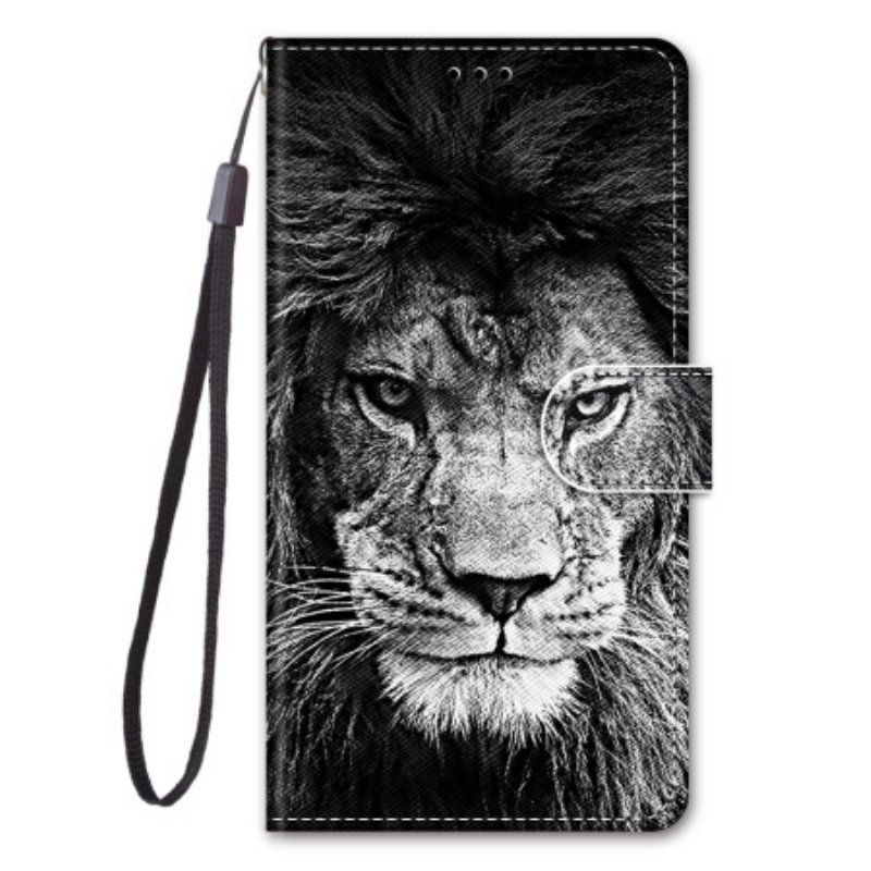 Fodral Sony Xperia 10 IV Med Kedjar Lanyard Lion