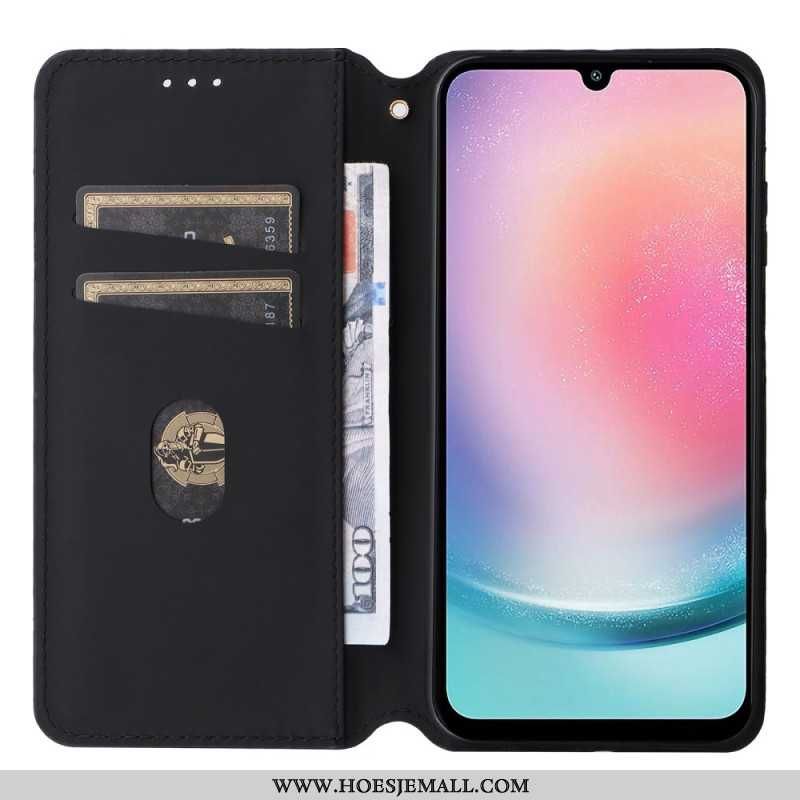 Folio-fodral Samsung Galaxy M55 5g Diamantmönster