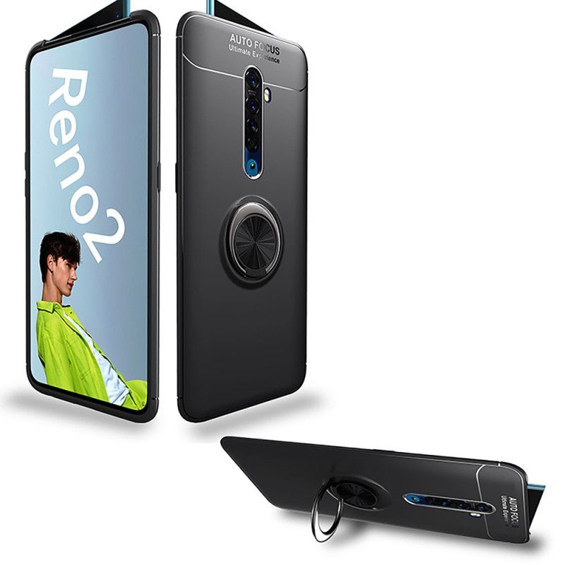 Skal Oppo Reno 2 Svart Roterande Ring