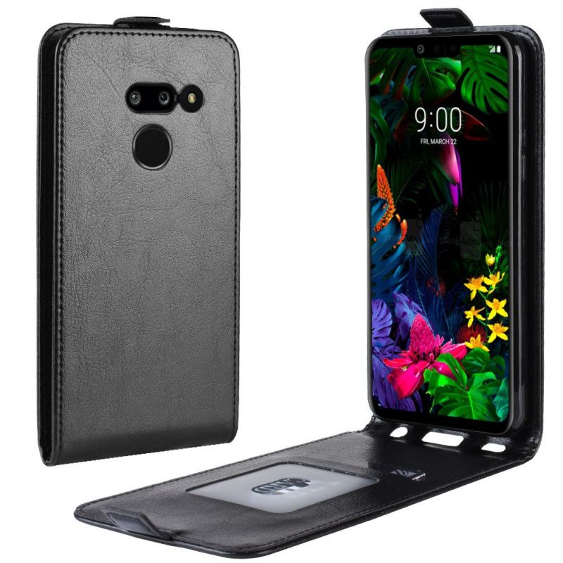 Fodral ThinQ LG G8 ThinQ Svart Vikbar Lädereffekt