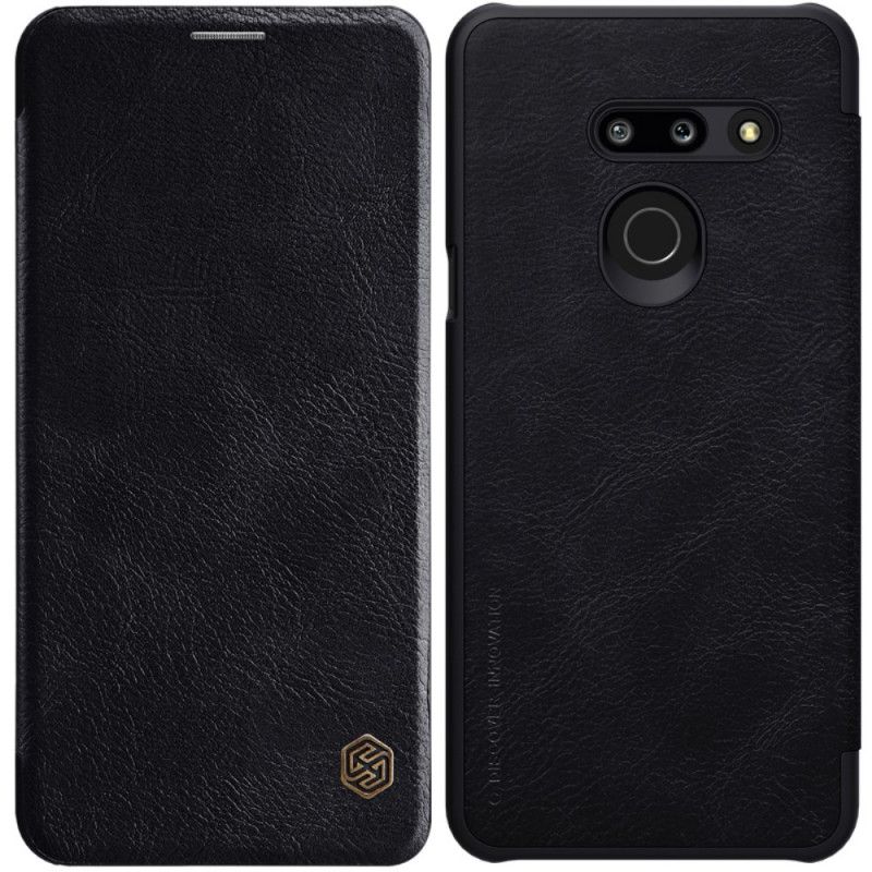 Folio-fodral ThinQ LG G8 ThinQ Svart Nillkin Qin-Serien