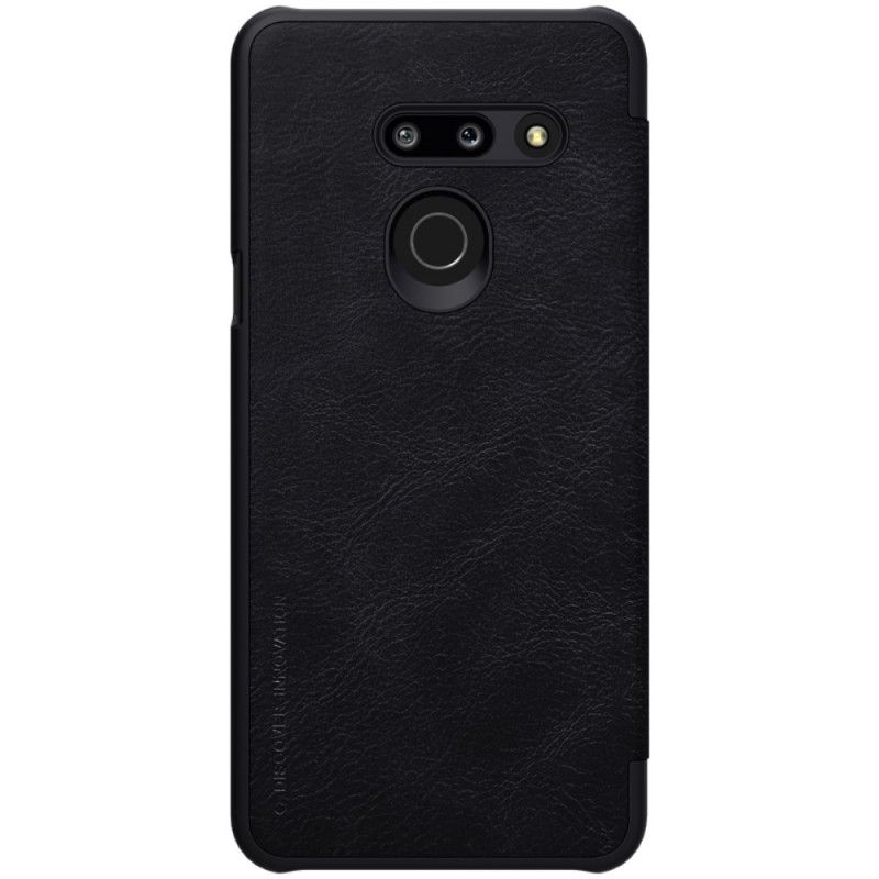 Folio-fodral ThinQ LG G8 ThinQ Svart Nillkin Qin-Serien