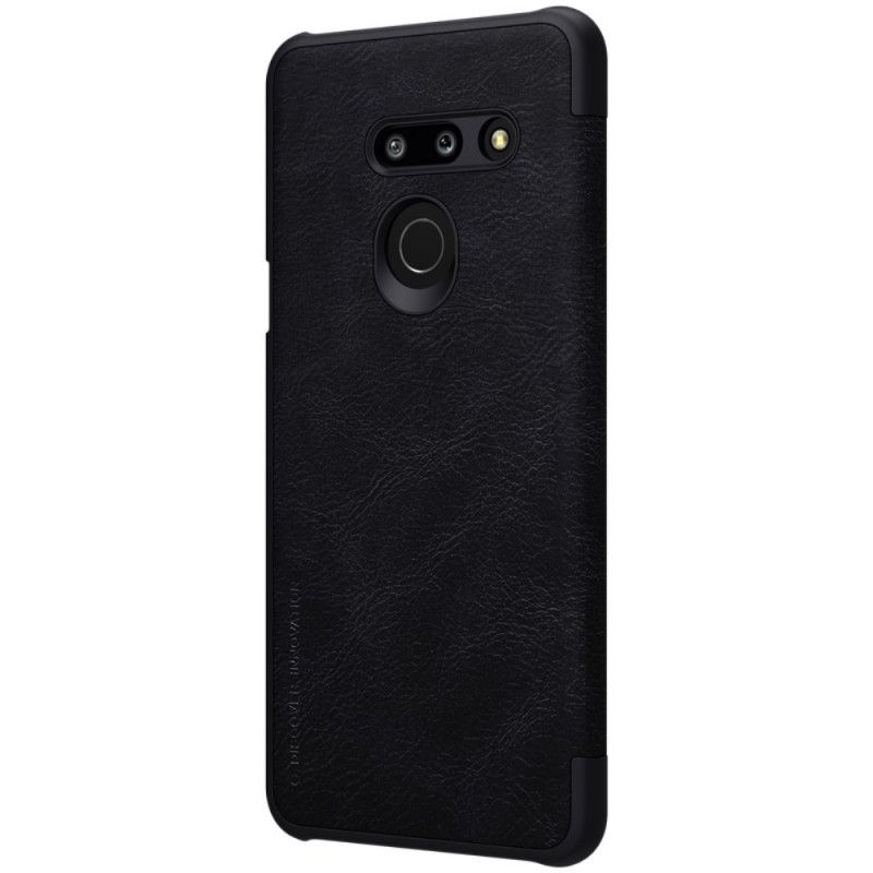 Folio-fodral ThinQ LG G8 ThinQ Svart Nillkin Qin-Serien