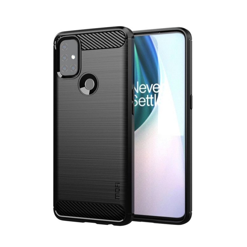 Skal OnePlus Nord N10 Svart Mofi Borstat Kolfiber