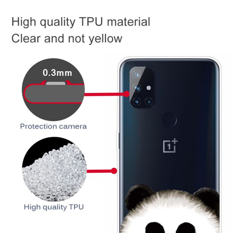 Skal OnePlus Nord N10 Transparent Panda