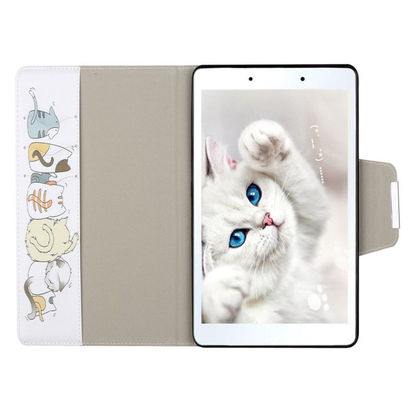 Fodral för Samsung Galaxy Tab A 8" (2019) Kattvänner