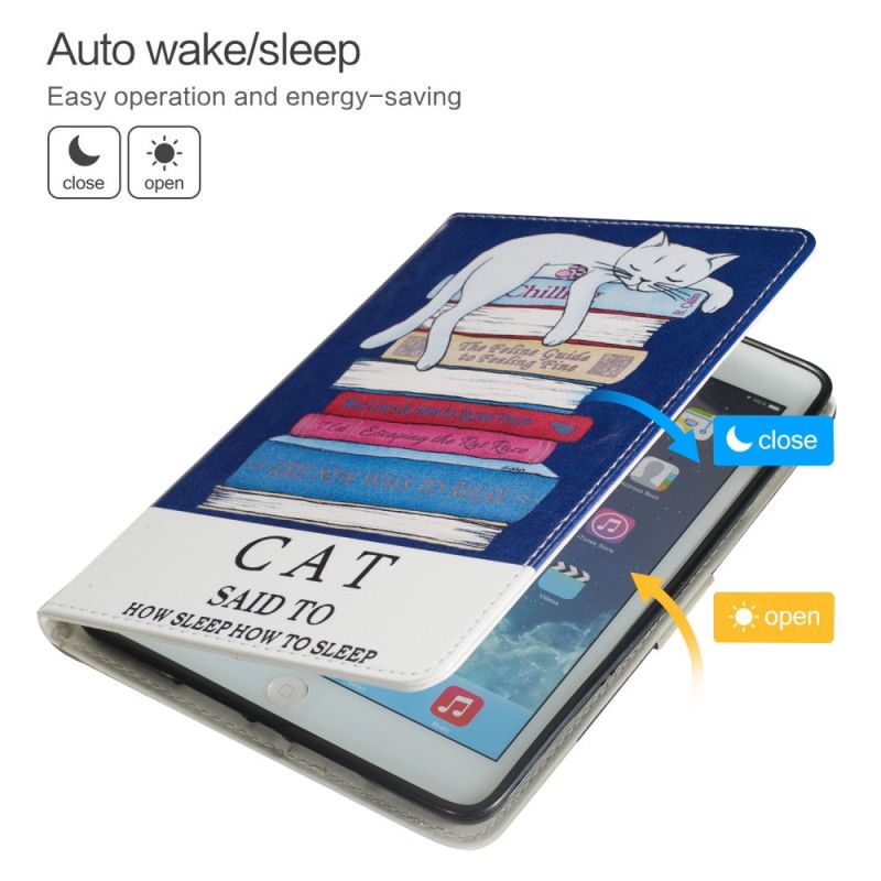 Fodral för Samsung Galaxy Tab A 8" (2019) Sovande Katt