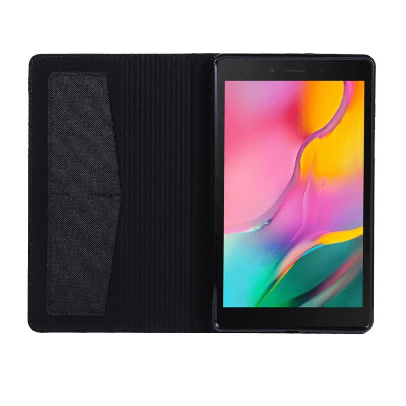 Fodral för Samsung Galaxy Tab A 8" (2019) Svart Vävd Struktur