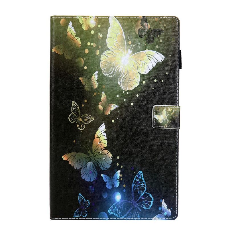 Fodral Samsung Galaxy Tab A 8" (2019) Gyllene Fjärilar