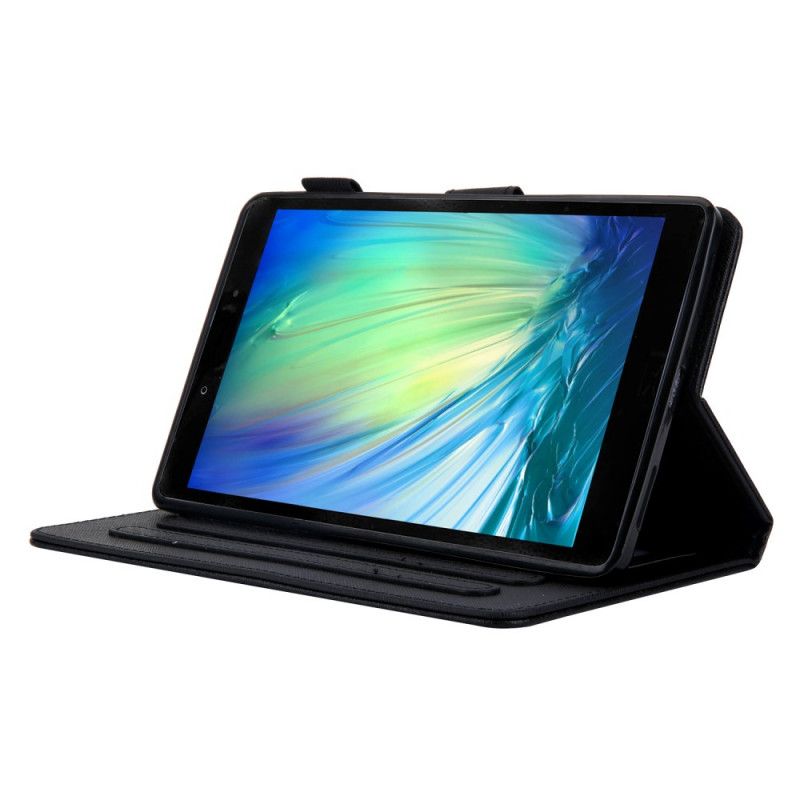 Fodral Samsung Galaxy Tab A 8" (2019) Svart Mattans Struktur