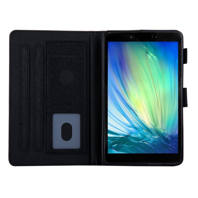 Fodral Samsung Galaxy Tab A 8" (2019) Svart Mattans Struktur