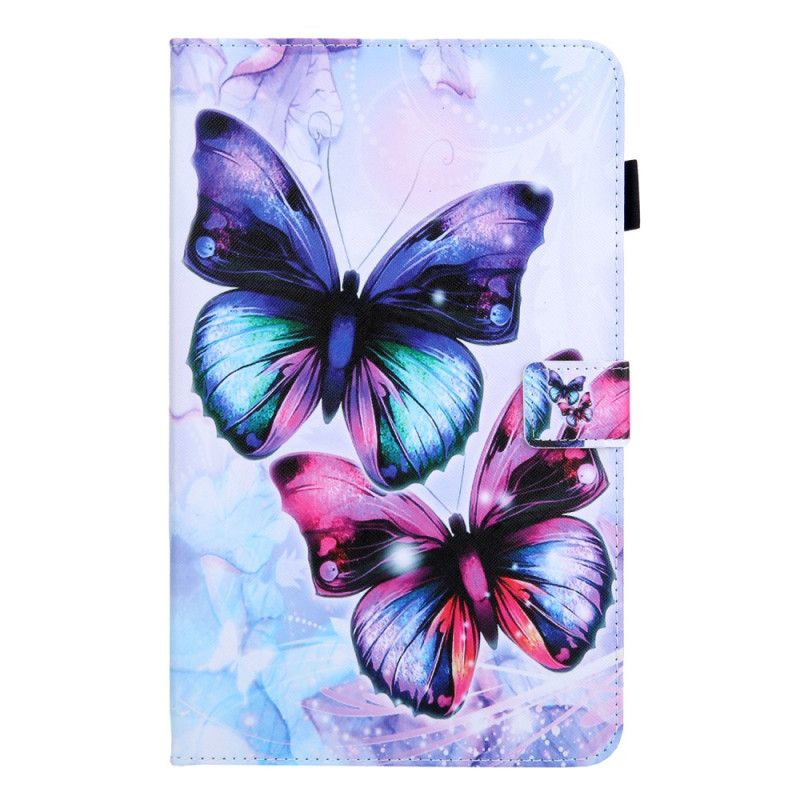 Läderfodral Samsung Galaxy Tab A 8" (2019) Mobilskal Förtrollade Fjärilar