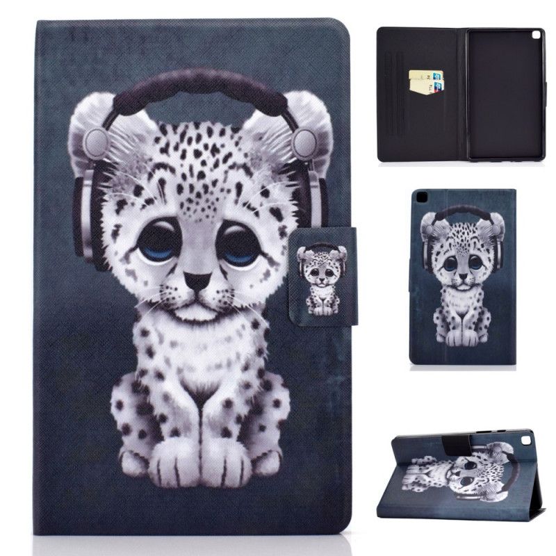 Läderfodral Samsung Galaxy Tab A 8" (2019) Mobilskal Liten Leopard